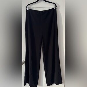 Diane Von Furstenberg Preston Wide Leg Pants in Black
